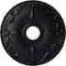 Ekena Millwork Kent Ceiling Medallion (Fits Canopies up to 5"), Hand-Painted Steel Gray, 18"OD x 3 1/2"ID x 1 1/4"P CM18KESGS - alternate 1